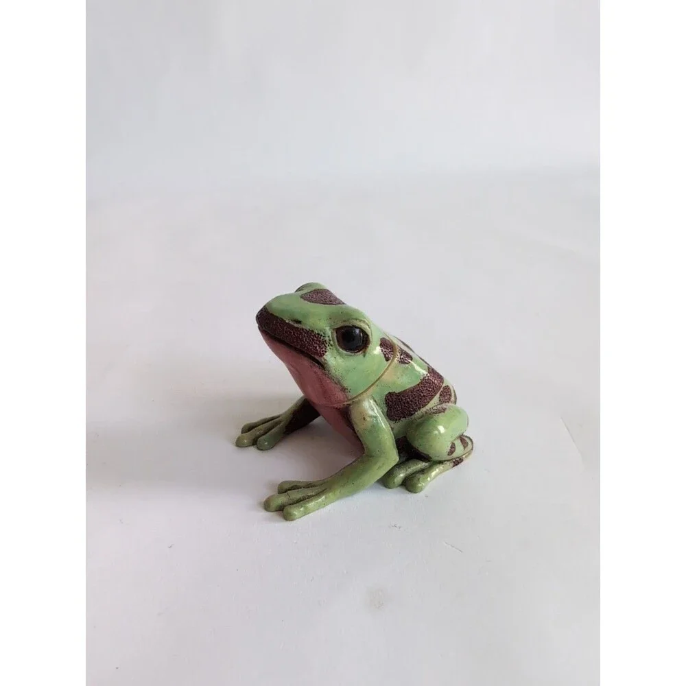 BONECA FROG Figurine Trinket Box Pot Bellys Harmony Kingdom 2004